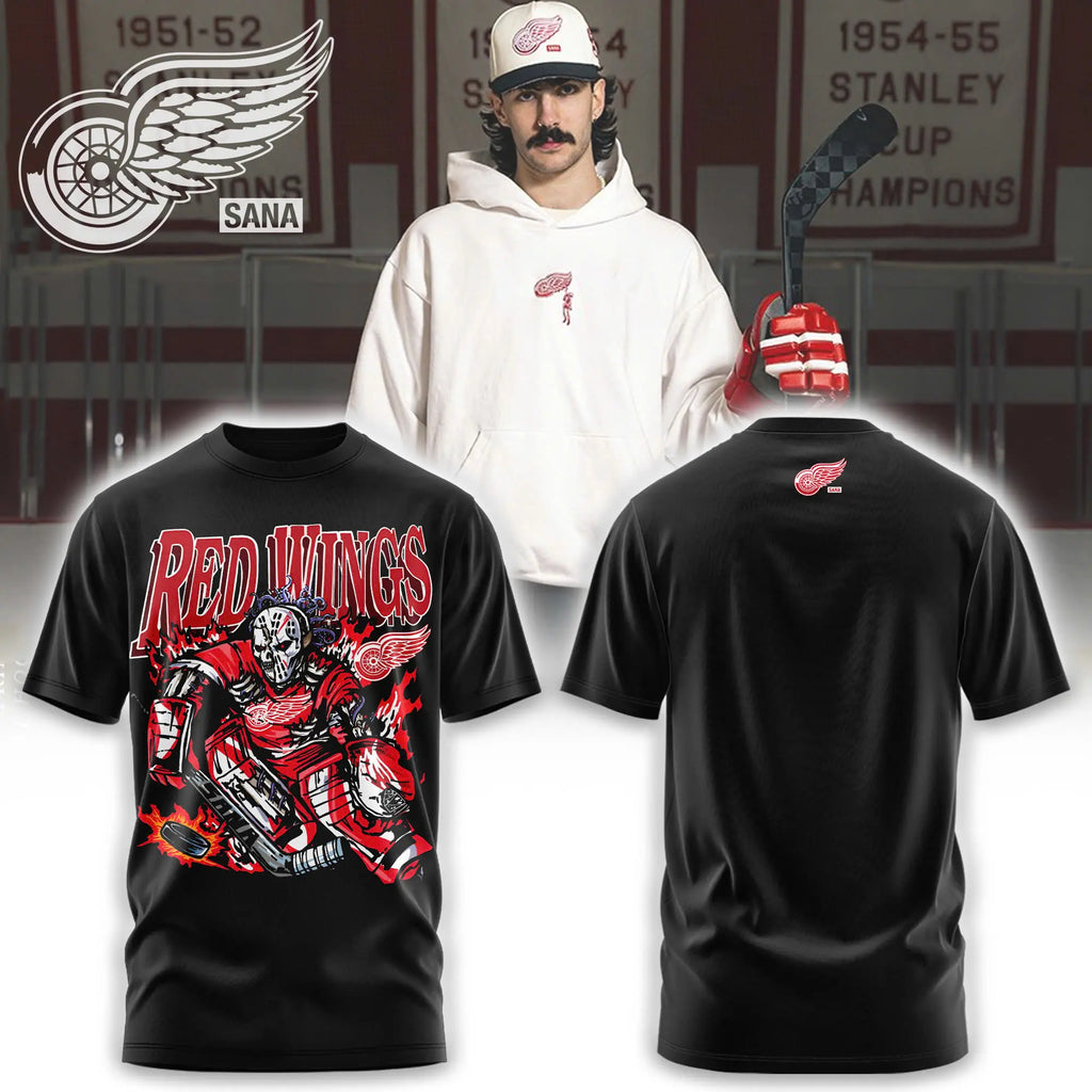 Detroit Red Wings Premium Combo T-shirt & Cap & Jogger ¨C Limited Edition
