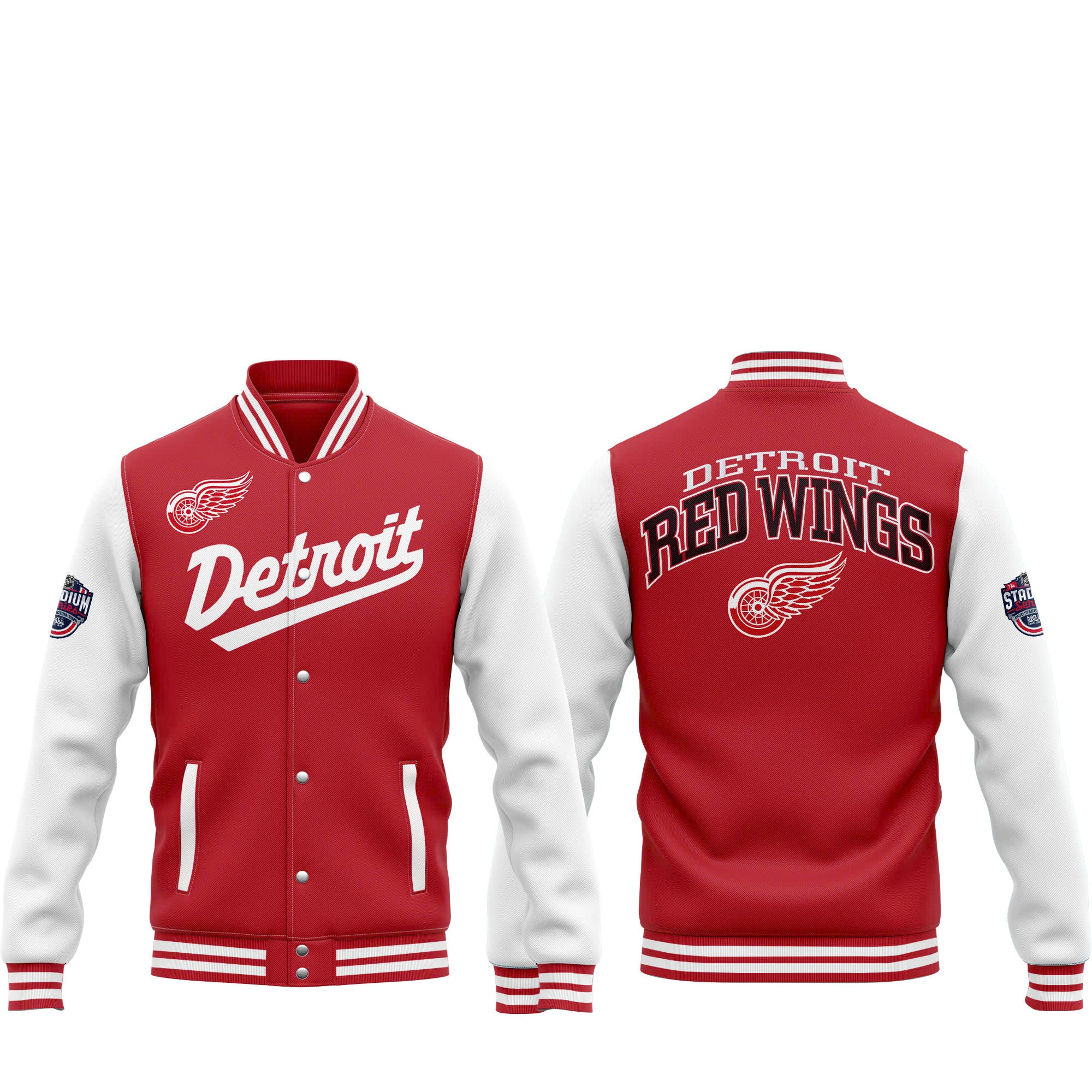 Detroit Red Wings Coach Todd McLellan Stadium Version Premium Jacket